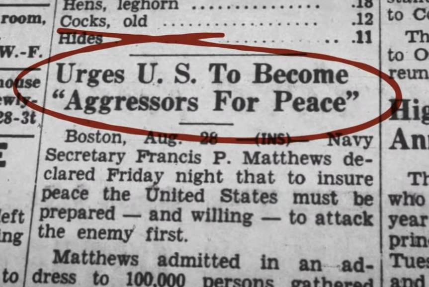 Newspaper Showing the quote by Matthews